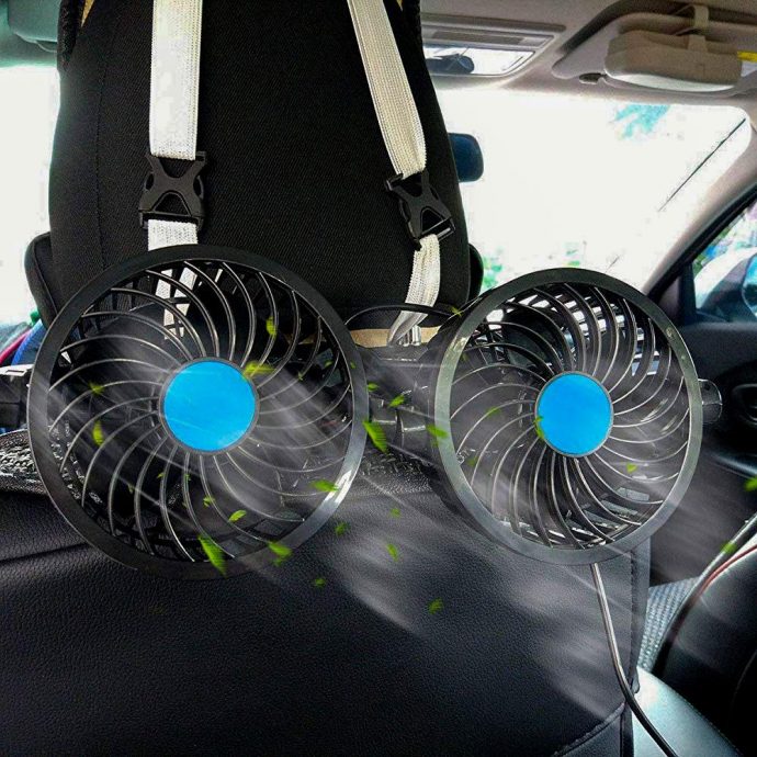 A 12V Portable Fan Caravan Accessories