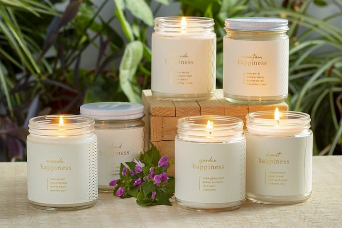 decorative soy candles