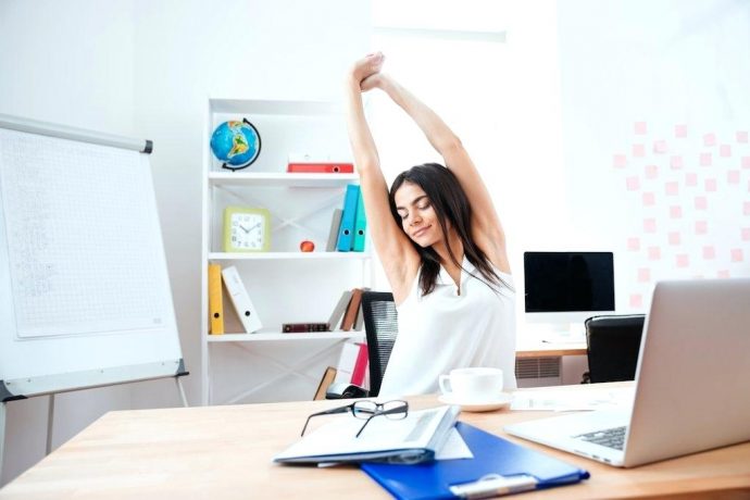 computer-and-desk-stretches ergonomics straches