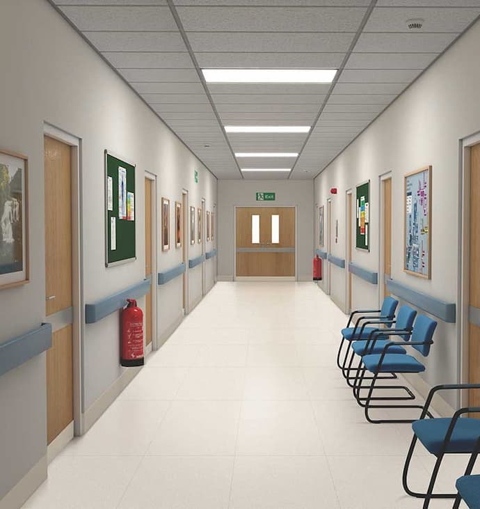 hallway in the hospital