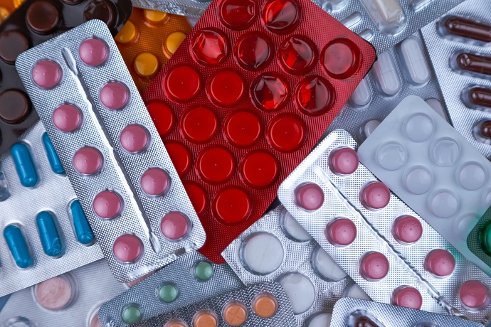 picture of a lot packed different pills