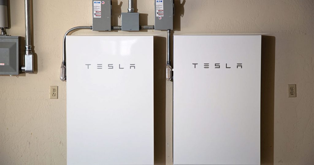 tesla solar batteries